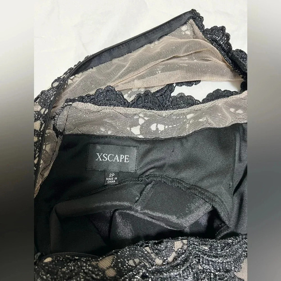 Asymmetric Slit Front Wedding Evening Party Maxi Dress Size XS - Picture 9 of 12